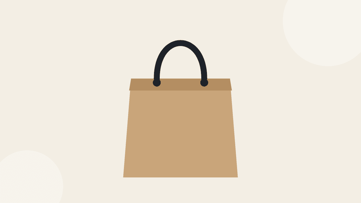 A paper bag