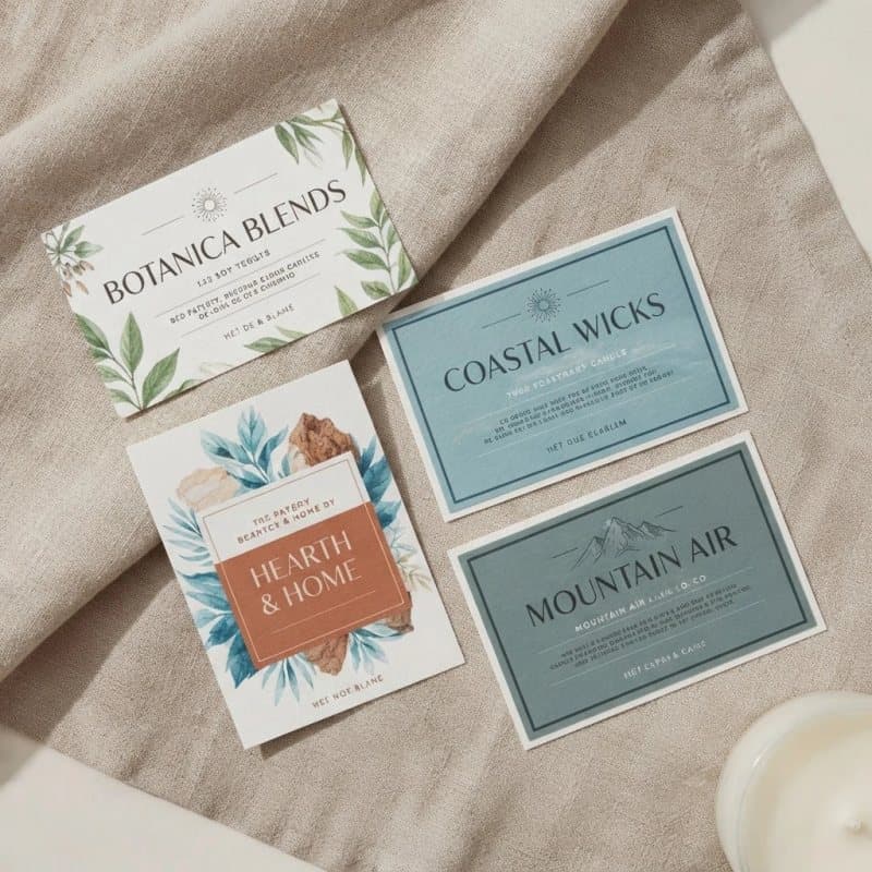 Candle labels