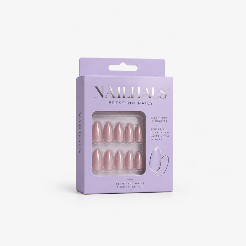 Press-on nail boxes