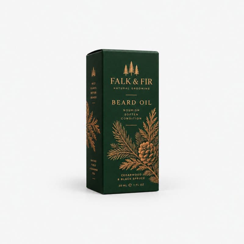 Beard oil boxes