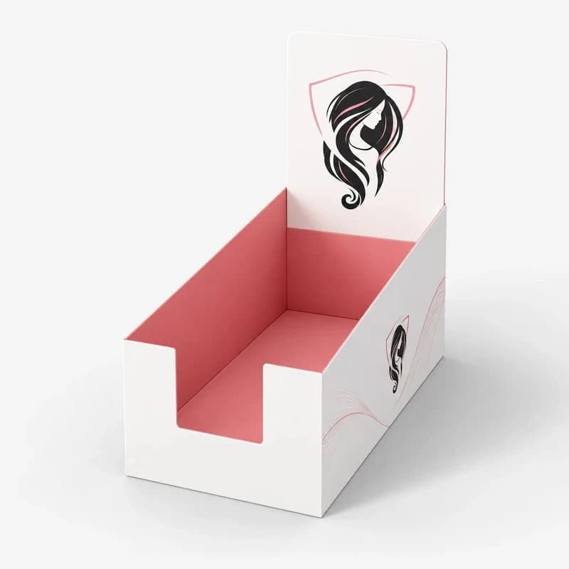 Hair extension display boxes