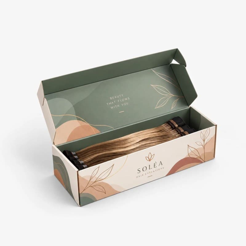 Hair extension shipping boxes