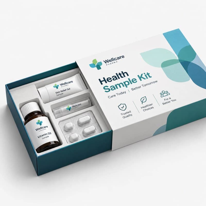 Sample and trial boxes
