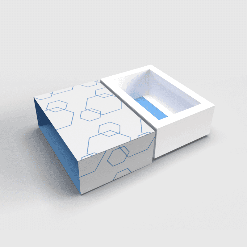 Tray and sleeve box with a double-wall tray, thick walls