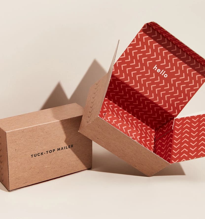 Custom corrugated mailer box