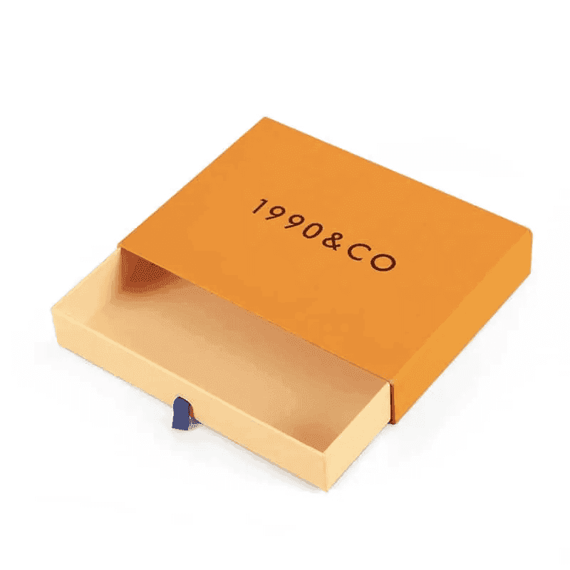 Rigid Drawer Box with Ribbon