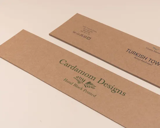Custom packaging sleeve flat