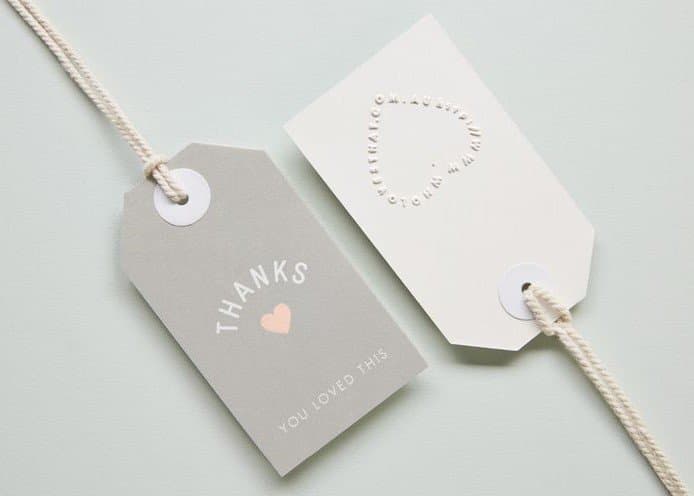 Custom Designed Hang Tags for Events