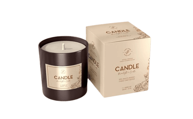 Custom printed candle packaging boxes