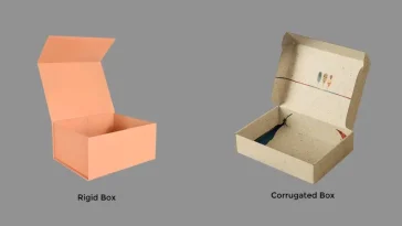 What is the difference between a rigid box and a corrugated box