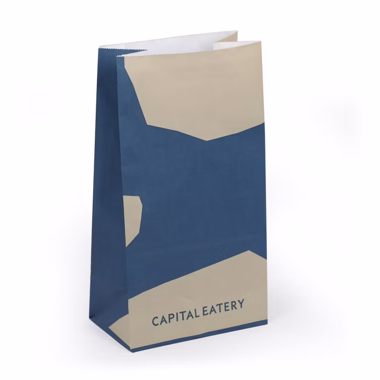 Sos Paper Bags Without Handle Custom Print Logo